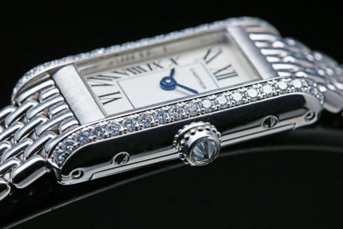 1Cartier 18k white gold & Diamond Ladies Watch (4)