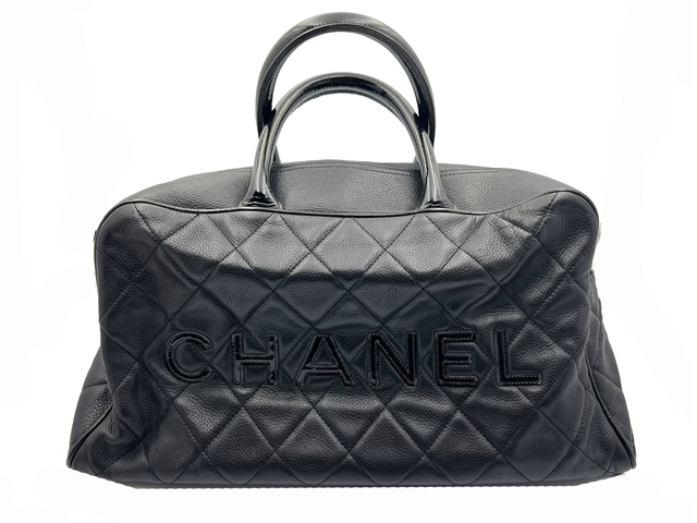 滋賀県大津市京都屋シャネル(CHANEL)のボストンバッグを買取させていただきました。